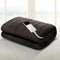 Giselle Electric Throw Blanket Chocolate 120x160cm