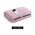 Giselle Electric Heated Blanket Fleece Pink Throw