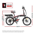 Everfit Folding Electric Bike eBike Urban City Bicycle Rechargeable Battery