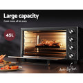 Devanti 45L Convection Oven Air Fryer 1800W Electric