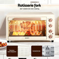 Devanti 60L Convection Oven Air Fryer 2000W Cream