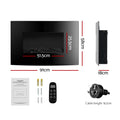 Devanti Electric Fireplace Fire Heater 2000W Stove