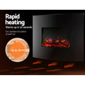 Devanti Electric Fireplace Fire Heater 2000W Stove