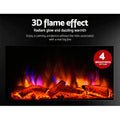 Devanti Electric Fireplace Fire Heater 2000W Stove