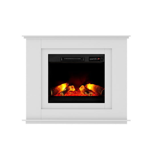 Devanti Electric Fireplace Heater 2000W White