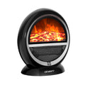Devanti Electric Fireplace Heater 1500W Flame Effect