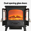 Devanti Electric Fireplace Heater 2000W Black
