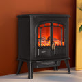 Devanti Electric Fireplace Heater 2000W Black