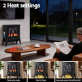 Devanti 2000W Electric Fireplace Heater Stove Freestanding 3D Flame Effect