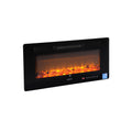 Devanti Electric Fireplace Wall Mounted Insert 1800W 3D Flame Remote