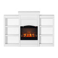 Devanti 2000W Electric Fireplace Heater White