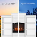 Devanti 2000W Electric Fireplace Heater White