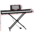 Alpha 88 Keys Electronic Piano Keyboard Digital Electric Stand Pedal