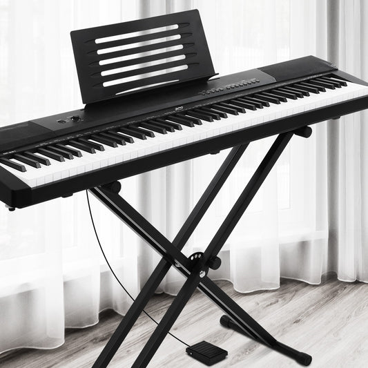 Alpha 88 Keys Electronic Piano Keyboard Digital Electric Stand Pedal