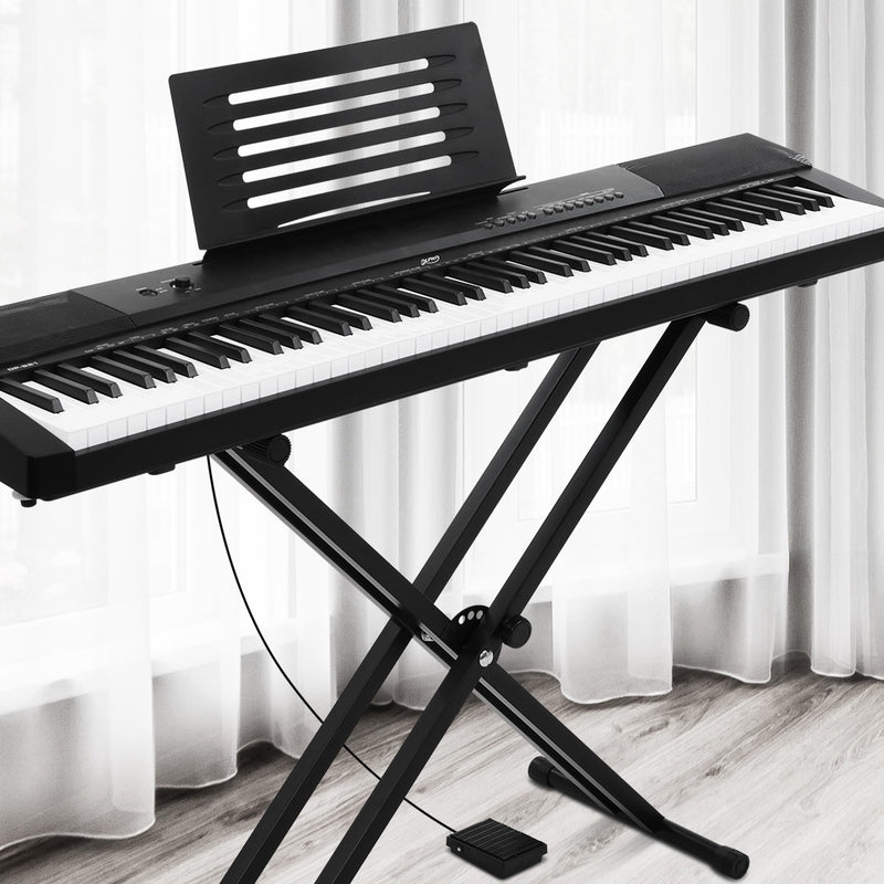 Alpha 88 Keys Electronic Piano Keyboard Digital Electric Stand Pedal