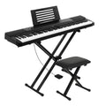 Alpha 88 Keys Digital Piano Keyboard Electric w/ Stand Stool