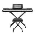 Alpha 88 Keys Digital Piano Keyboard Electric w/ Stand Stool