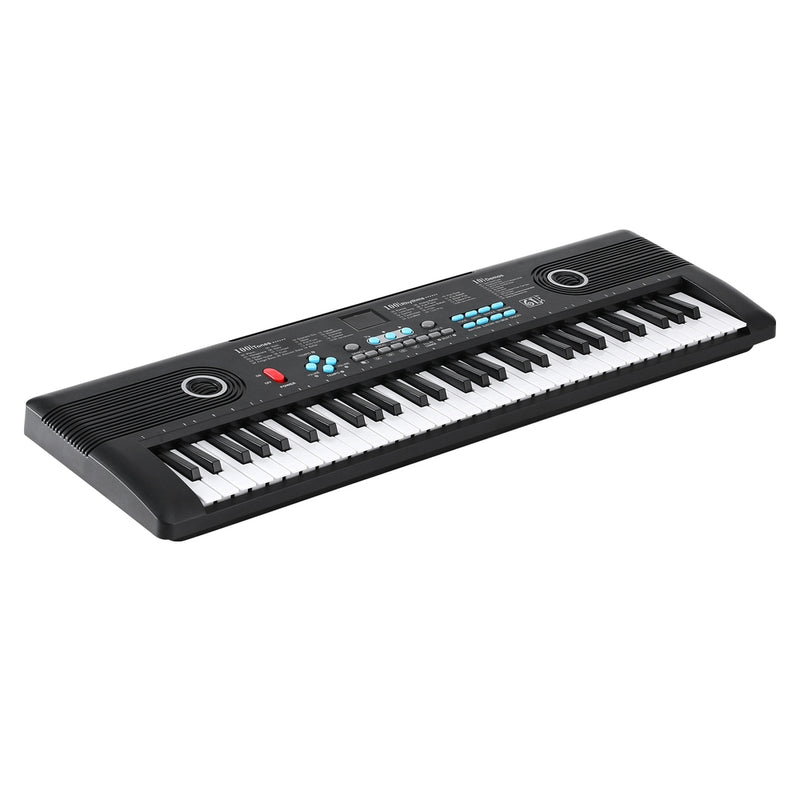 Alpha 61-Key Digital Piano Keyboard Electric Black