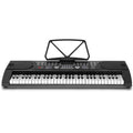 Alpha 61 Key Electronic Piano Keyboard Digital Black w/Stand