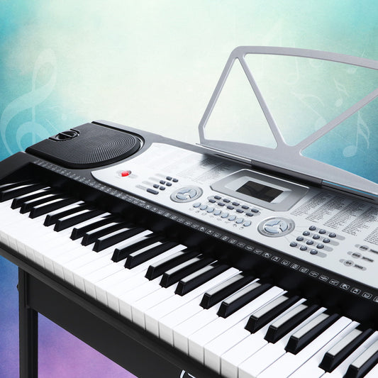 Alpha 61 Key Electronic Piano Keyboard Digital Electric Silver