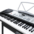 Alpha 61 Key Electronic Piano Keyboard Digital Electric Silver