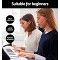 Alpha 61 Key Digital Piano Keyboard Electronic Touch Sensitive w/Stand