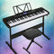Alpha 61 Keys Digital Piano Keyboard w/ Stand Stool Touch