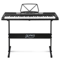 Alpha 61 Key Digital Piano Keyboard Electronic w/ Stand Speaker