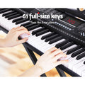 Alpha 61 Key Digital Piano Keyboard Electronic w/ Stand Speaker