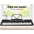 Alpha 61 Key Electronic Piano Keyboard w/ Stand Stool Speaker