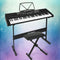 Alpha 61 Key Electronic Piano Keyboard w/ Stand Stool Speaker