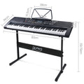 Alpha 61 Key Electronic Piano Keyboard Digital Electric Black