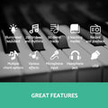 Alpha 61 Key Electronic Piano Keyboard Digital Electric Black