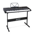 Alpha 61 Key Electronic Piano Keyboard Digital Electric Black