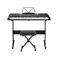 Alpha 61 Key Electronic Piano Keyboard Digital w/ Stand Stool LED