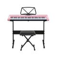 Alpha 61 Keys Digital Piano Keyboard Electric Pink w/ Stand