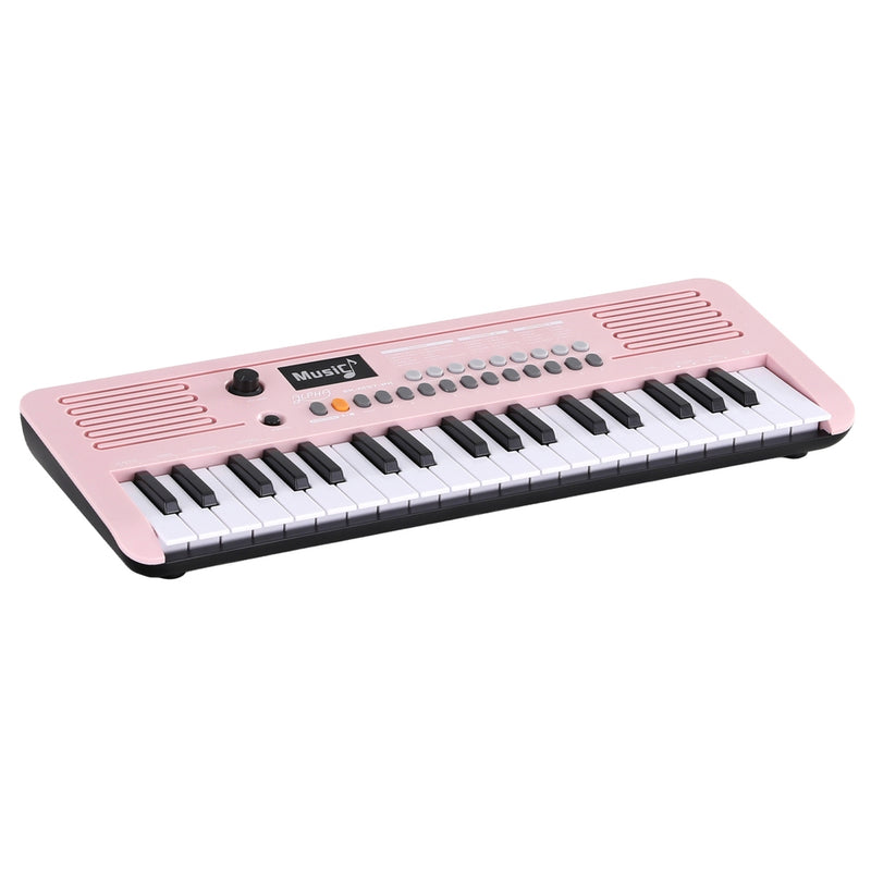 Alpha 37-Key Digital Piano Keyboard Kids Beginners Pink
