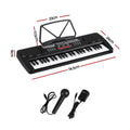 Alpha 49 Key Electronic Keyboard Portable Digital Piano Musical Instrument Black