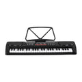 Alpha 49 Key Electronic Keyboard Portable Digital Piano Musical Instrument Black