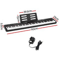 Alpha 88 Key Electronic Keyboard Piano Black
