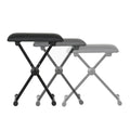 Alpha Piano Stool Adjustable Height Keyboard Seat Black Bench
