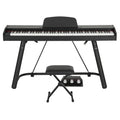 Alpha 88 Key Weighted Electric Piano Keyboard w/ Stand Stool