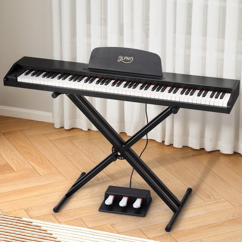 Alpha 88 Key Digital Piano Keyboard w/ Stand