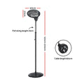 Devanti Electric Patio Heater 2000W Outdoor
