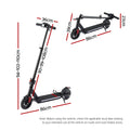 Electric Scooter 180W 18KM/H Foldable Height Adjustable Portable Riding Commuter Teens Adults