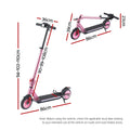 Electric Scooter 180W 18KM/H Adjustable Portable Foldable Height Riding Commuter Teens Adults