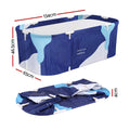 Weisshorn Foldable Bathtub 134x65cm Navy PVC Inflatable Spa Bucket