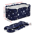 Weisshorn Inflatable Bathtub 114x62cm Navy Foldable PVC Spa