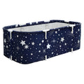 Weisshorn Foldable Bathtub 134x65cm Inflatable PVC Cushion Navy