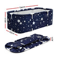 Weisshorn Foldable Bathtub 134x65cm Inflatable PVC Cushion Navy